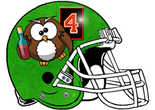 Owls Fantasy Football Helmet Logo