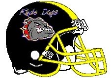 Rude Dogs Fantasy Football Helmet Logo