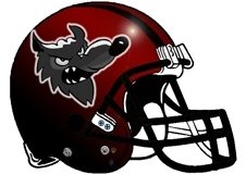 Wolves Fantasy Football Helmet Logo