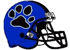 Paw Print Fantasy Football Helmet Logo