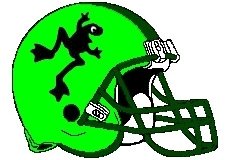 Frog Fantasy Football Helmet Logo