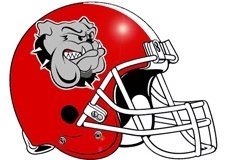 Georgia Bulldogs Fantasy Football Helmet Logo