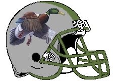 Mallards Fantasy Football Helmet Logo