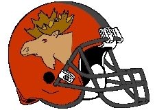 Moose Fantasy Football Helmet Logo