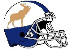 Moose Fantasy Football Helmet Logo