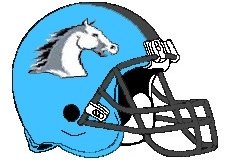 Mustangs Fantasy Football Helmet Logo