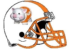Piggy Bank Fantasy Football Helmet Logo