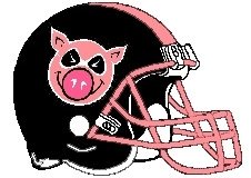 Cool Pigs Fantasy Football Helmet Logo