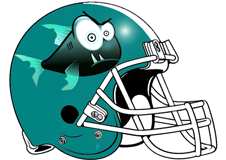 Piranha Fantasy Football Helmet Logo