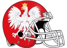 Polish Eagle Fantasy Football Helmet Logo