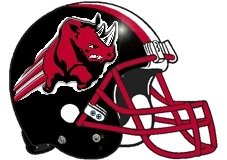 Red Rhino Fantasy Football Helmet Logo