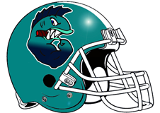 Pirahna Fantasy Football Helmet Logo