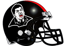 Vampire Fantasy Football Helmet