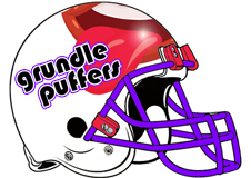 Grundle Puffers Fantasy Football Helmet Logo