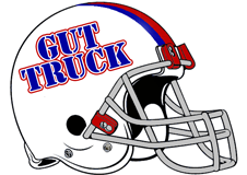 Gut Truck Fantasy Football Logo Helmet