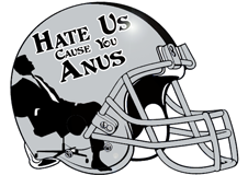 Hate Us Cause You Anus Fantasy Football Helmet
