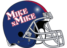 Mike N Mike Fantasy Football Logo Helmet