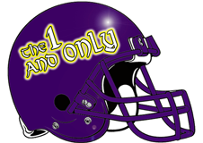 The 1 and Only Fantasy Football Helmet Logo