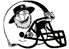 Amish Fantasy Football Logo Helmet