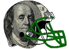 Benjamins Fantasy Football Logo Helmet