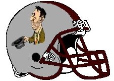 Bums Fantasy Football Logo Helmet