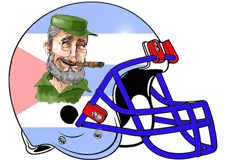 fidel-castro-fantasy-football-helmet