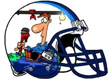 flooded-plumber-pipe-wrench-fantasy-football-helmet