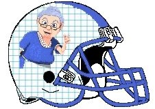 Grannies Fantasy Football Logo Helmet