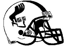 Greasers Fantasy Football Logo Helmet
