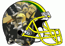 Lambeau Leap Fantasy Football Logo Helmet