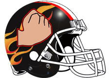 flaming-fist-fantasy-football-helmet