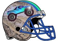 mudslinger-monster-truck-fantasy-football-helmet-logo