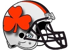 orange-black-shamrock-fantasy-football-helmet