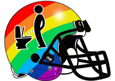 Urine Trouble Fantasy Football Helmet